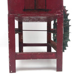 Red Painted Tin Folk Art Flour Mill from the Dummer Estate, Rowley MA