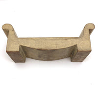 Vintage Handmade Miniature Wooden Sofa and Chair with Great Lines