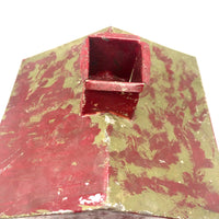 Red Painted Tin Folk Art Flour Mill from the Dummer Estate, Rowley MA