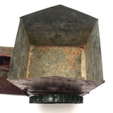 Red Painted Tin Folk Art Flour Mill from the Dummer Estate, Rowley MA
