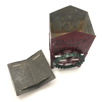 Red Painted Tin Folk Art Flour Mill from the Dummer Estate, Rowley MA