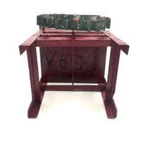 Red Painted Tin Folk Art Flour Mill from the Dummer Estate, Rowley MA