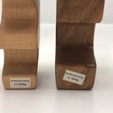 Pair of Vintage Swiss Wooden Cutout Animals in the Manner of Antonio Vitali