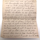 Letter from Ailing Grandmother, with House Drawing