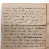 Letter from Ailing Grandmother, with House Drawing