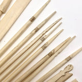 Amazing Chinese Carved Bone Antique Spellicans Set