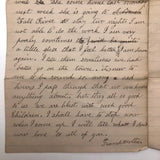 Letter from Ailing Grandmother, with House Drawing