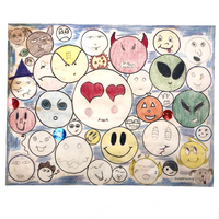 Funny Faces "Emotions" Surprise Drawing, c. 1980