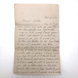 Letter from Ailing Grandmother, with House Drawing