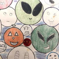 Funny Faces "Emotions" Surprise Drawing, c. 1980