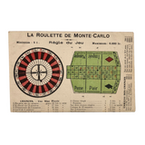 La Roulette de Monte Carlo Early 20th C. Postcard