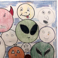 Funny Faces "Emotions" Surprise Drawing, c. 1980