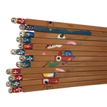 Japanese Vintage Wooden Kokeshi Doll Hand-Painted Children's Chopsticks
