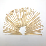 Amazing Chinese Carved Bone Antique Spellicans Set