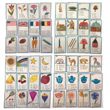 Handmade, Hand-drawn "Parlons-Francais" Playing Cards (Complete Deck, 60 Cards)