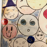 Funny Faces "Emotions" Surprise Drawing, c. 1980