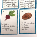 Handmade, Hand-drawn "Parlons-Francais" Playing Cards (Complete Deck, 60 Cards)