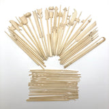 Amazing Chinese Carved Bone Antique Spellicans Set