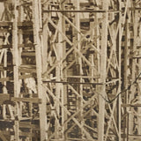 Amazing Early 20th C.Ship Building Scaffolding Real Photo Postcard