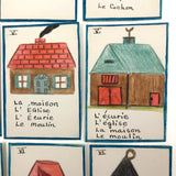 Handmade, Hand-drawn "Parlons-Francais" Playing Cards (Complete Deck, 60 Cards)