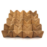 Vintage Naef Wooden Stacking Bocks  - Set of Seventeen