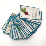 Handmade, Hand-drawn "Parlons-Francais" Playing Cards (Complete Deck, 60 Cards)