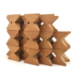 Vintage Naef Wooden Stacking Bocks  - Set of Seventeen