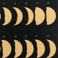 Phases of Venus Antique Color Lithograph from Austrian Journal of Popular Astronomy