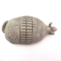 Hand Sculpted Ceramic Armadillo