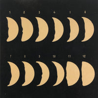 Phases of Venus Antique Color Lithograph from Austrian Journal of Popular Astronomy