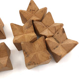 Vintage Naef Wooden Stacking Bocks  - Set of Seventeen