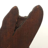 Shadowy Folk Art Brown Bunny
