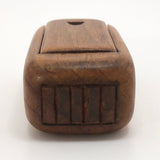 Little Carved Wood Slidetop Box