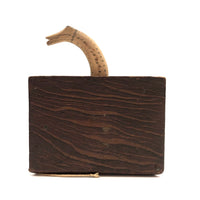 Antique Folk Art Hand-carved Snake in a Box!