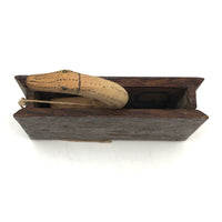 Antique Folk Art Hand-carved Snake in a Box!