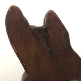 Shadowy Folk Art Brown Bunny