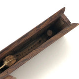 Antique Folk Art Hand-carved Snake in a Box!