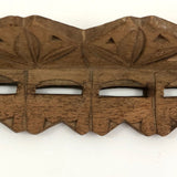 Hand-carved Old Twelve-Slot Hanging Spoon Rack