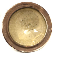 Japanese Inspired Studio Pottery Lidded Bowl with Dog Finial