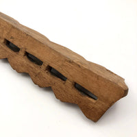 Hand-carved Old Twelve-Slot Hanging Spoon Rack