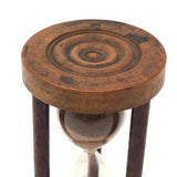 Beautiful Early 19th Century Treen Sand Glass Timer - Approx. 4 Minutes