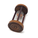 Beautiful Early 19th Century Treen Sand Glass Timer - Approx. 4 Minutes