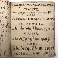Extraordinary 1865 George Birkenheld Fraktur Writing Commonplace Book