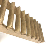 Pair of Old Handmade Painted Wooden Model Staircases
