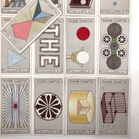 Ringer's c. 1920s Optical Illusion Cigarette Cards, Complete Set of 25