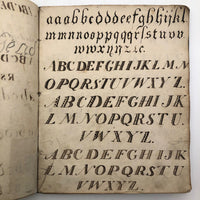 Extraordinary 1865 George Birkenheld Fraktur Writing Commonplace Book