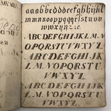 Extraordinary 1865 George Birkenheld Fraktur Writing Commonplace Book