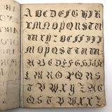 Extraordinary 1865 George Birkenheld Fraktur Writing Commonplace Book