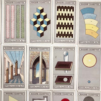 Ringer's c. 1920s Optical Illusion Cigarette Cards, Complete Set of 25