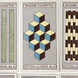 Ringer's c. 1920s Optical Illusion Cigarette Cards, Complete Set of 25